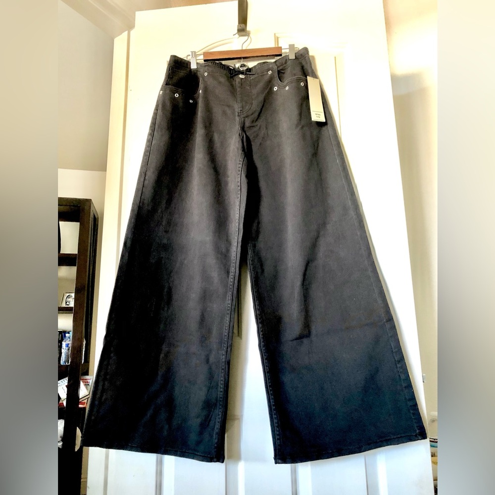 NWT No Boundaries Black Wide Leg Women's Jeans